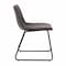 Flash Furniture 18" Dark Gray LeatherSoft Dining Chairs, 2PK ET-ER18345-18-GY-BK-GG - alternate 7